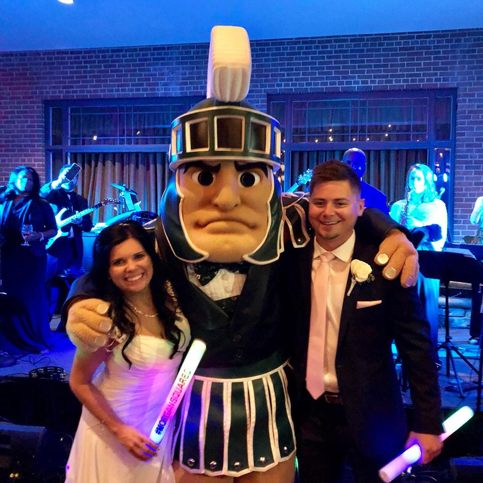 sparty at morgans wedding